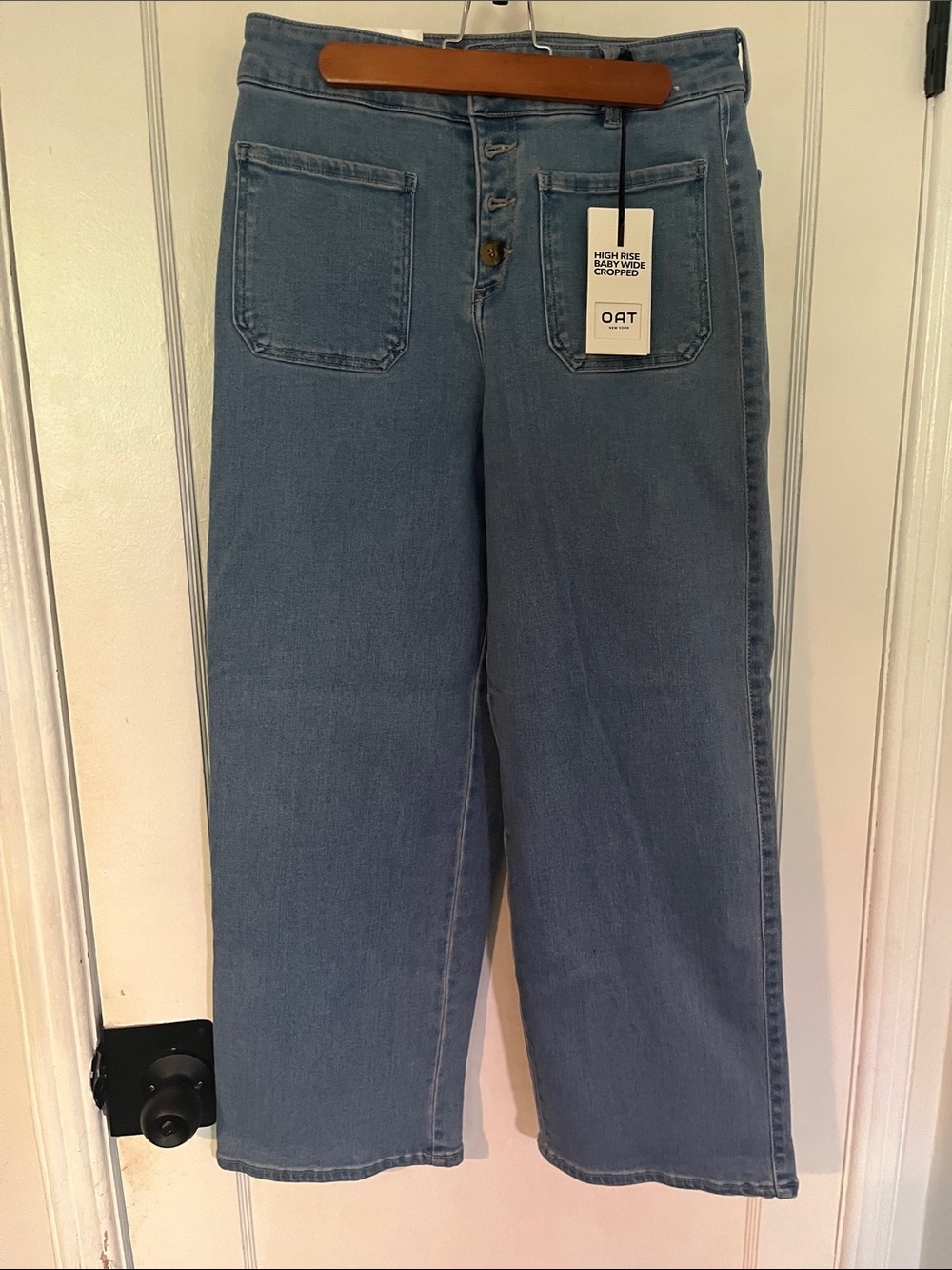 High-Rise Wide Leg - Light Blue